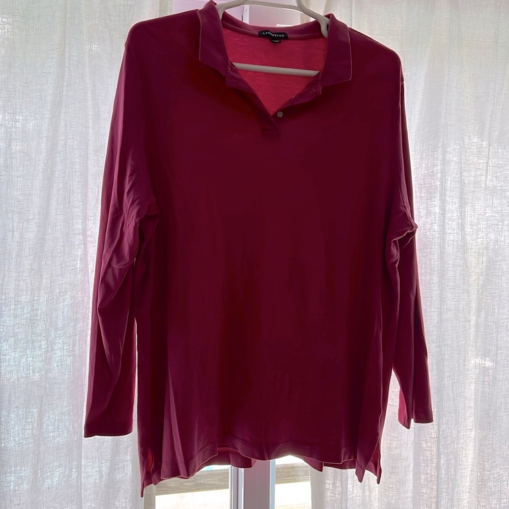 Lands End tunic polo